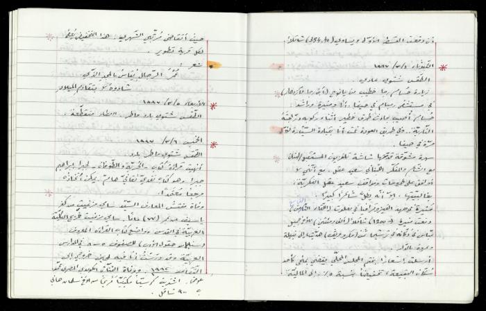 The Diaries of Fandi Mhanna, Buqei'a- Upper Galilee, 1997-2002