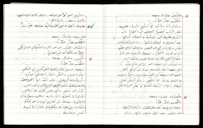 The Diaries of Fandi Mhanna, Buqei'a- Upper Galilee, 1997-2002