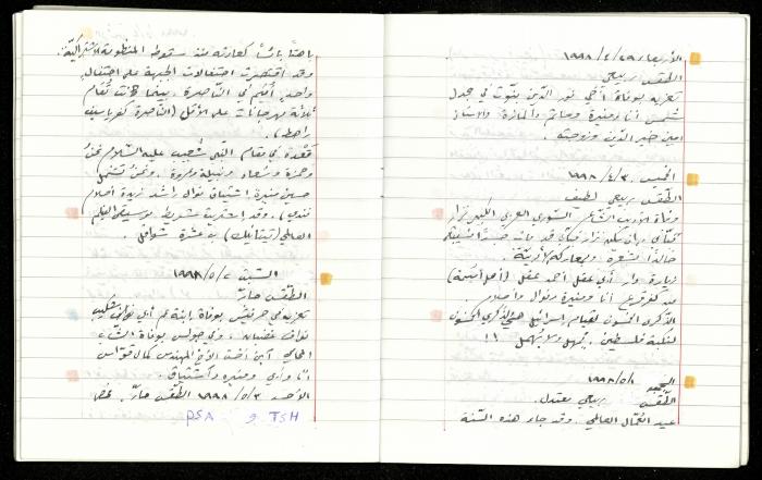 The Diaries of Fandi Mhanna, Buqei'a- Upper Galilee, 1997-2002