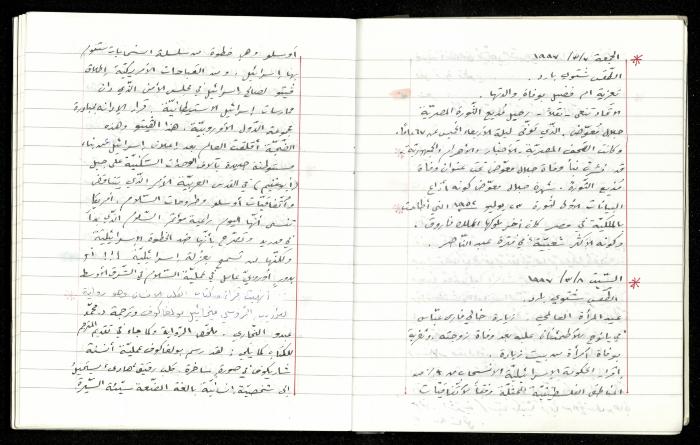 The Diaries of Fandi Mhanna, Buqei'a- Upper Galilee, 1997-2002
