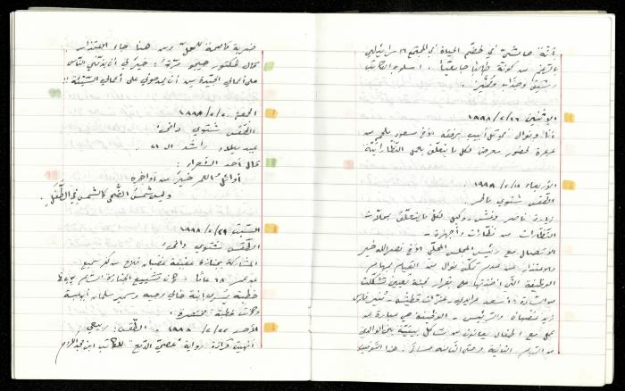 The Diaries of Fandi Mhanna, Buqei'a- Upper Galilee, 1997-2002