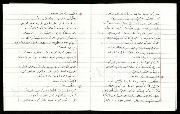 The Diaries of Fandi Mhanna, Buqei'a- Upper Galilee, 1997-2002