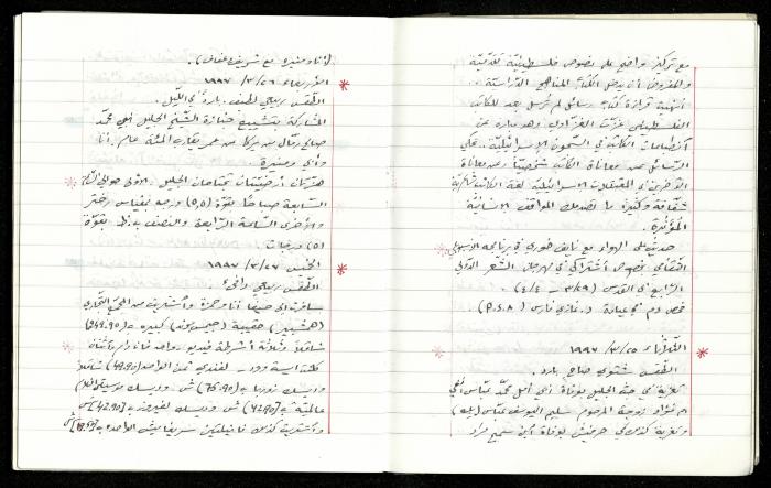 The Diaries of Fandi Mhanna, Buqei'a- Upper Galilee, 1997-2002