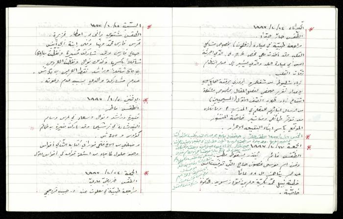 The Diaries of Fandi Mhanna, Buqei'a- Upper Galilee, 1997-2002