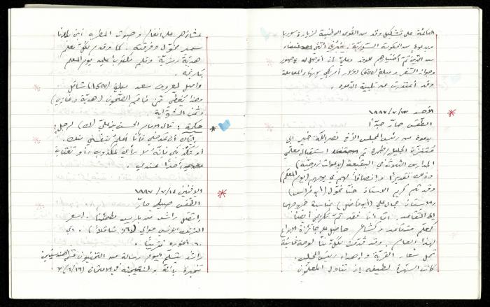 The Diaries of Fandi Mhanna, Buqei'a- Upper Galilee, 1997-2002