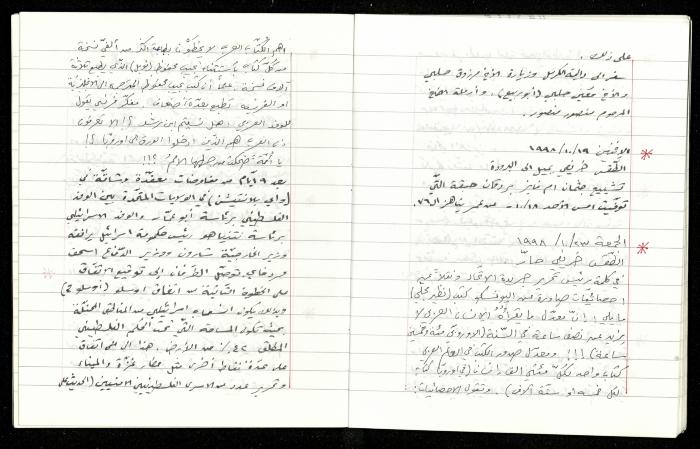 The Diaries of Fandi Mhanna, Buqei'a- Upper Galilee, 1997-2002
