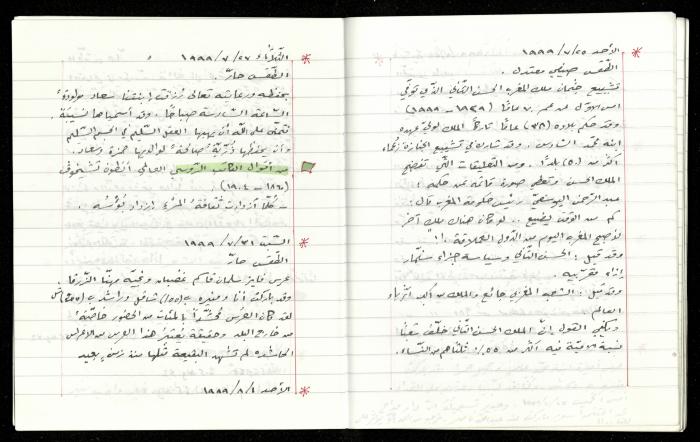 The Diaries of Fandi Mhanna, Buqei'a- Upper Galilee, 1997-2002