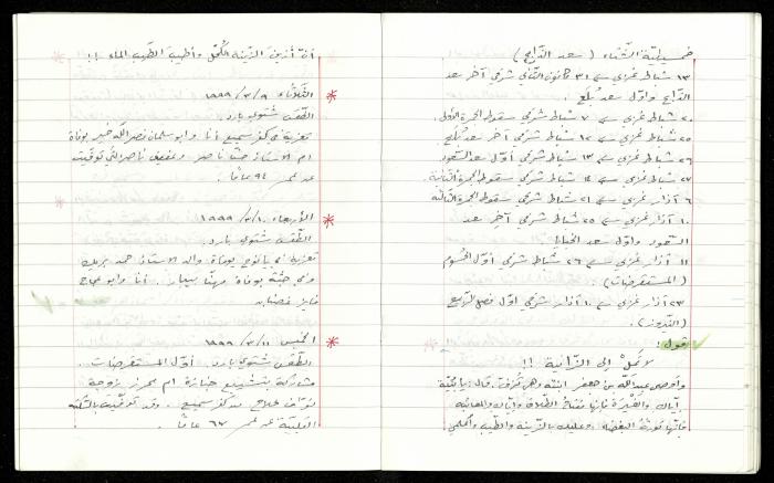 The Diaries of Fandi Mhanna, Buqei'a- Upper Galilee, 1997-2002