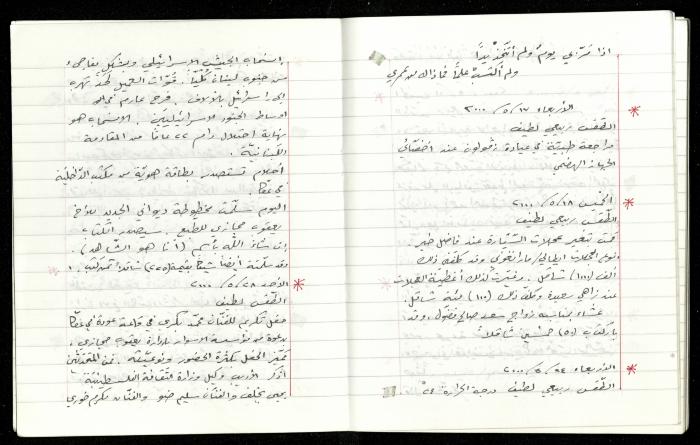 The Diaries of Fandi Mhanna, Buqei'a- Upper Galilee, 1997-2002