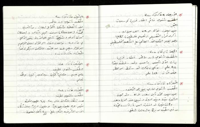 The Diaries of Fandi Mhanna, Buqei'a- Upper Galilee, 1997-2002