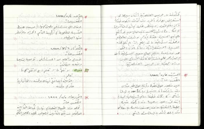 The Diaries of Fandi Mhanna, Buqei'a- Upper Galilee, 1997-2002
