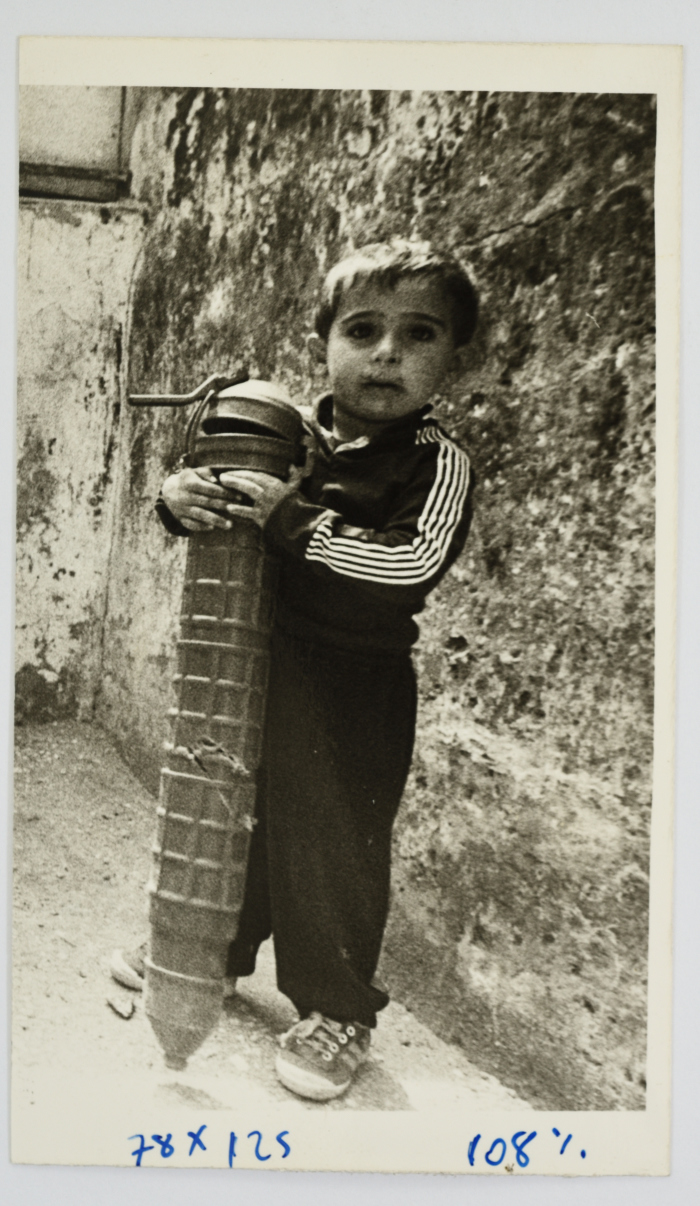 A Child in a Palestinian Refugee Camp, Lebanon, 1985- 1987