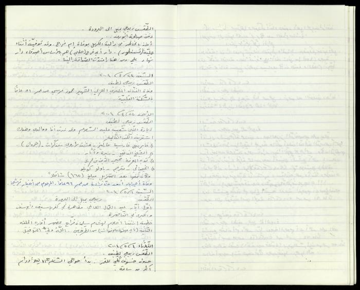 The Diaries of Fandi Mhanna, Buqei'a- Upper Galilee, 2002-2009