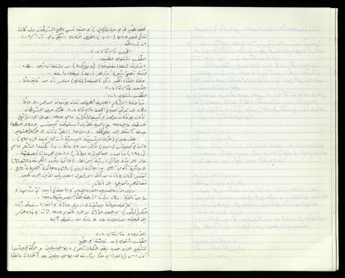 The Diaries of Fandi Mhanna, Buqei'a- Upper Galilee, 2002-2009