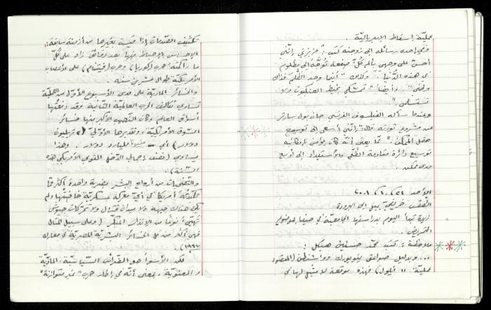 The Diaries of Fandi Mhanna, Buqei'a- Upper Galilee, 1997-2002