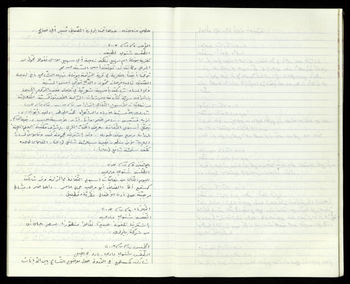 The Diaries of Fandi Mhanna, Buqei'a- Upper Galilee, 2002-2009