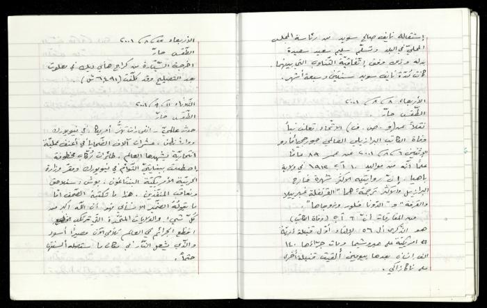 The Diaries of Fandi Mhanna, Buqei'a- Upper Galilee, 1997-2002