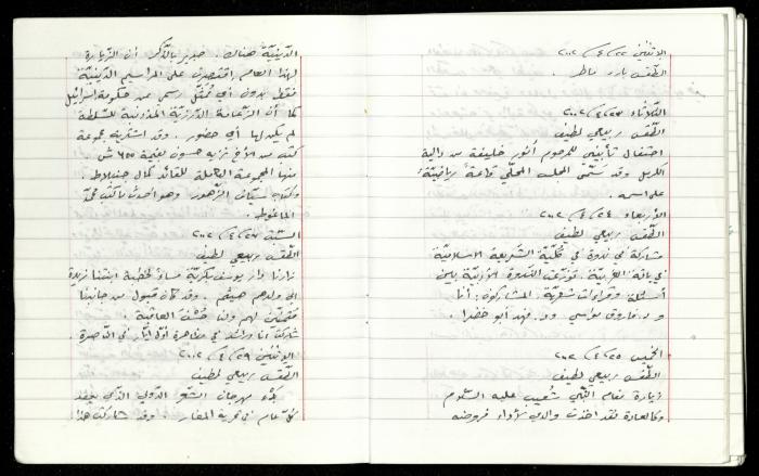 The Diaries of Fandi Mhanna, Buqei'a- Upper Galilee, 1997-2002