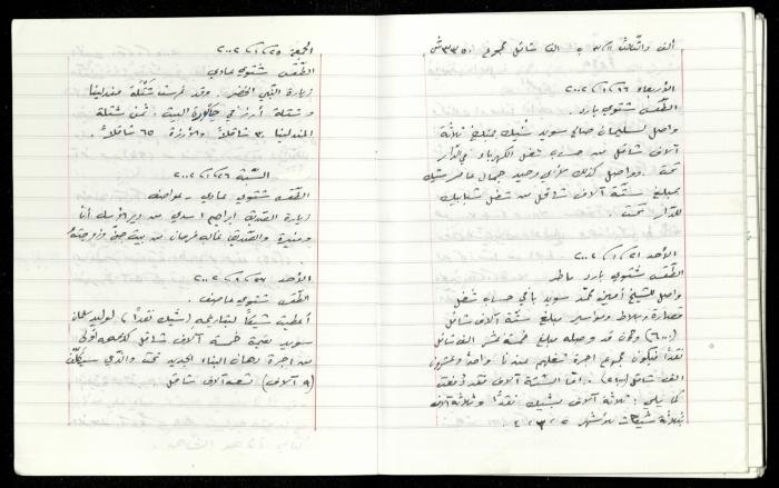 The Diaries of Fandi Mhanna, Buqei'a- Upper Galilee, 1997-2002