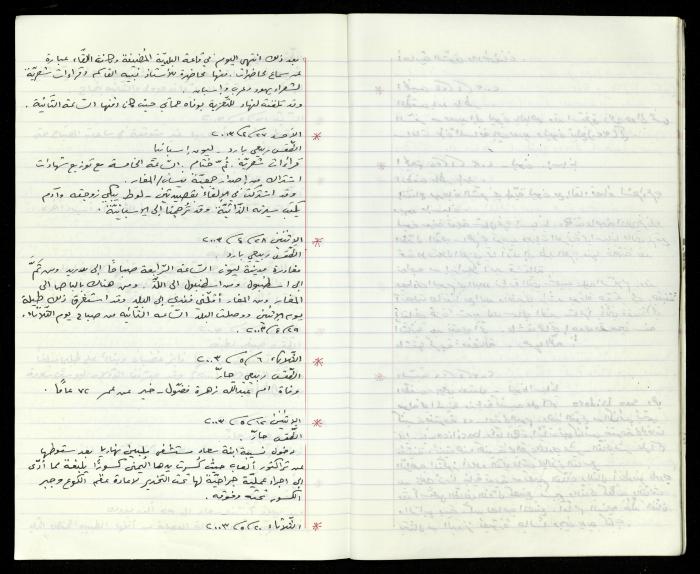 The Diaries of Fandi Mhanna, Buqei'a- Upper Galilee, 2002-2009