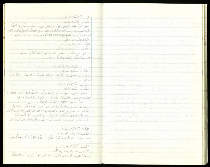 The Diaries of Fandi Mhanna, Buqei'a- Upper Galilee, 2002-2009