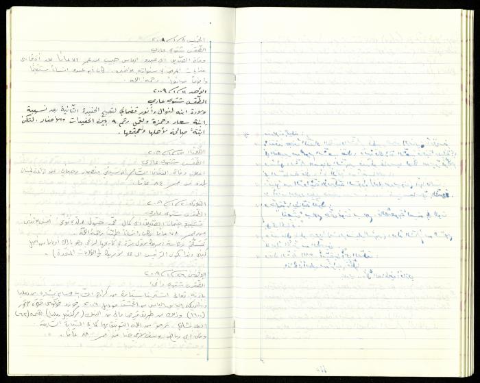 The Diaries of Fandi Mhanna, Buqei'a- Upper Galilee, 2002-2009