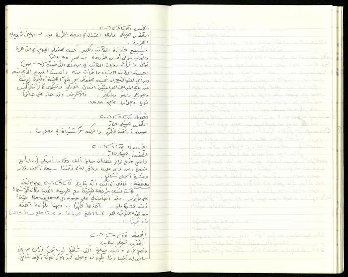The Diaries of Fandi Mhanna, Buqei'a- Upper Galilee, 2002-2009