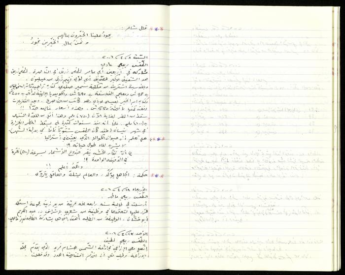The Diaries of Fandi Mhanna, Buqei'a- Upper Galilee, 2002-2009