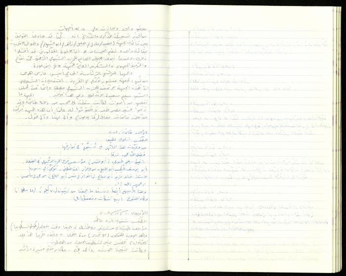 The Diaries of Fandi Mhanna, Buqei'a- Upper Galilee, 2002-2009