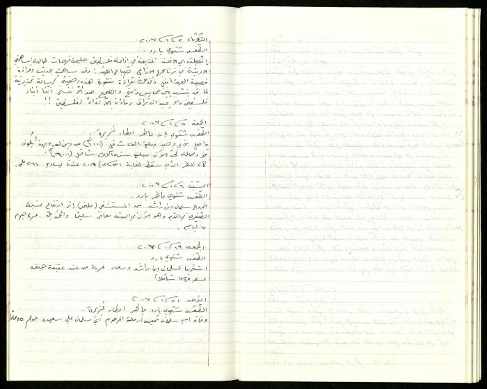 The Diaries of Fandi Mhanna, Buqei'a- Upper Galilee, 2002-2009