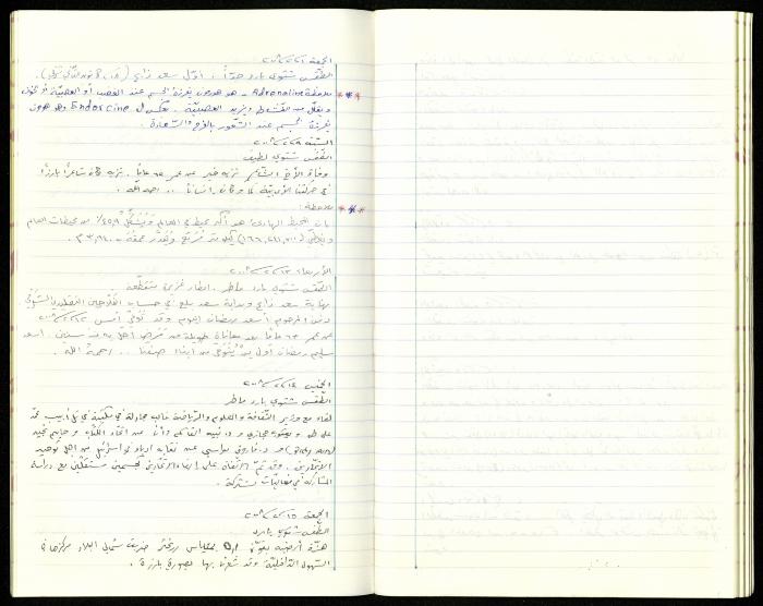 The Diaries of Fandi Mhanna, Buqei'a- Upper Galilee, 2002-2009