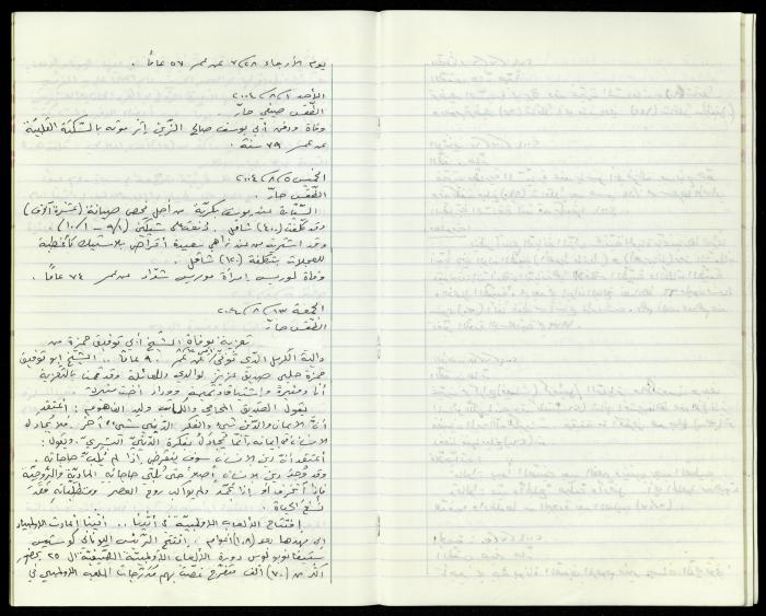 The Diaries of Fandi Mhanna, Buqei'a- Upper Galilee, 2002-2009