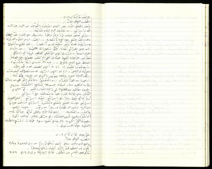 The Diaries of Fandi Mhanna, Buqei'a- Upper Galilee, 2002-2009