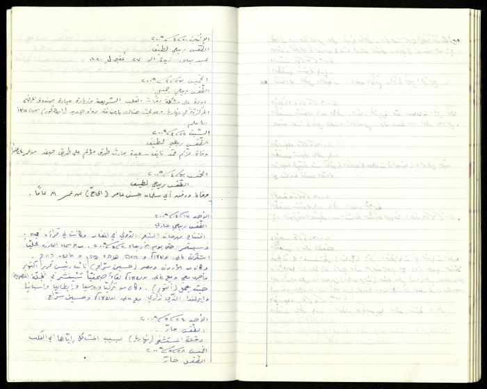 The Diaries of Fandi Mhanna, Buqei'a- Upper Galilee, 2002-2009