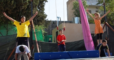 An Open Day Organized by the Palestinian Circus School in Birzeit 