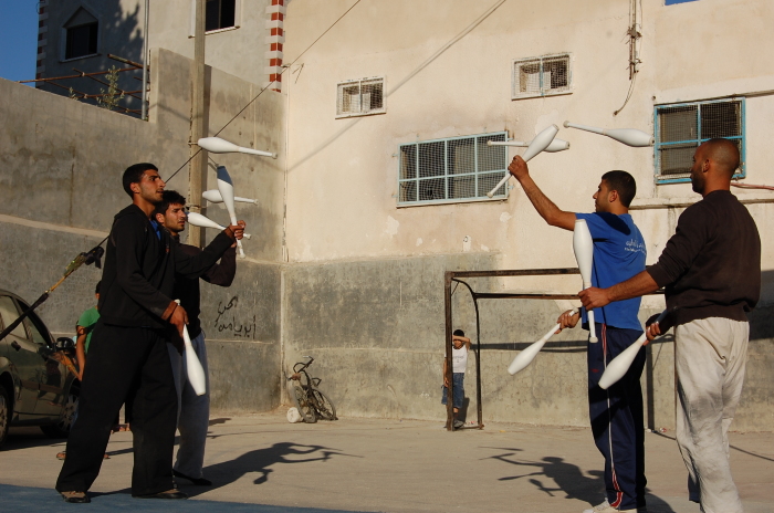 A Glimpse of an Open Day Held by the Palestinian Circus School in Far'a Palestinian Refugee Camp