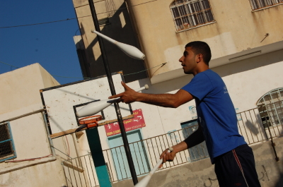 A Glimpse of an Open Day Held by the Palestinian Circus School in Far'a Palestinian Refugee Camp