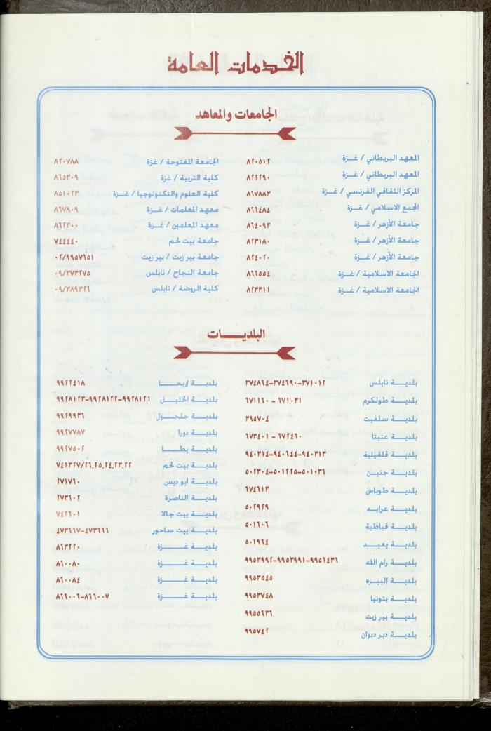 دفتر يوميات فندي مهنا، البقيعة- الجليل الأعلى، 1996