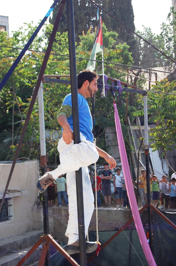 An Open Day Organized by the Palestinian Circus School in Birzeit 