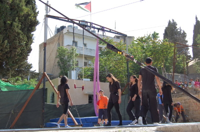 An Open Day Organized by the Palestinian Circus School in Birzeit 
