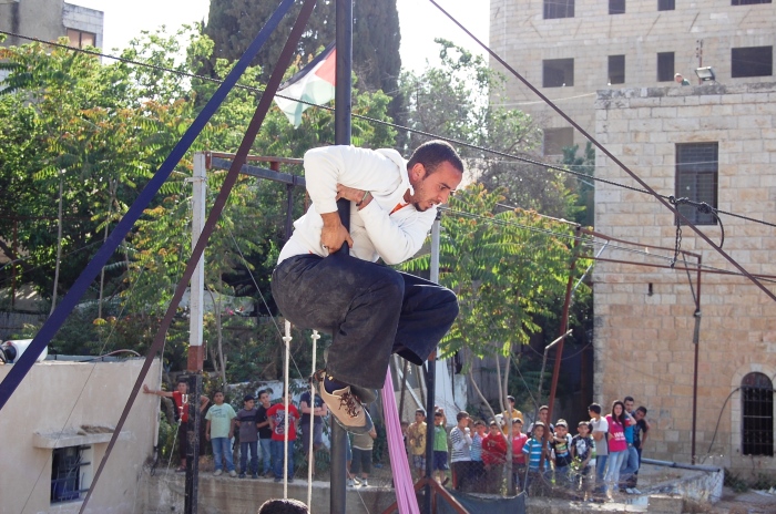 An Open Day Organized by the Palestinian Circus School in Birzeit 