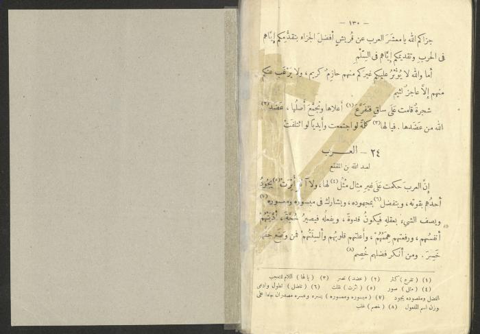 An Educational Book Printed by the Egyptian Ottoman Press, 1923