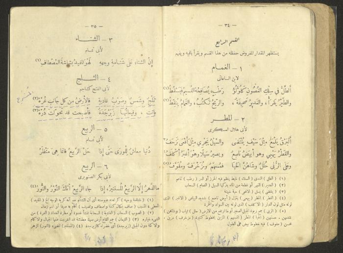 An Educational Book Printed by the Egyptian Ottoman Press, 1923