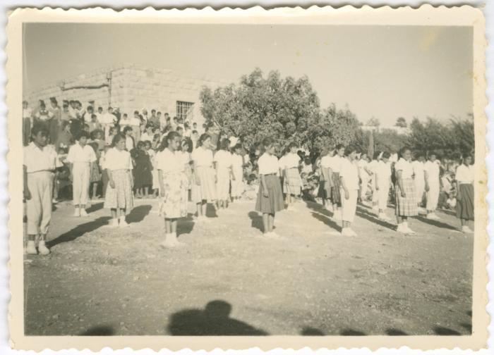 فعاليات اليوم الرياضي في إحدى مدارس بيت جالا، 20 أيار 1960