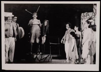 A Scene from the "Antoura and Lattouf" Play, 1975
