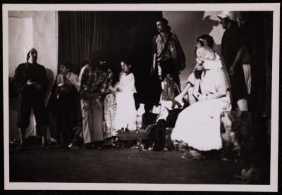 A Scene from the "Antoura and Lattouf" Play, 1975