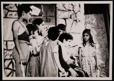 A Scene from the "Antoura and Lattouf" Play, 1975