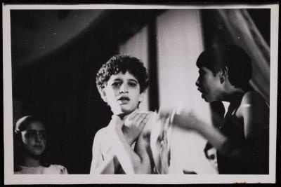 A Scene from the "Antoura and Lattouf" Play, 1975