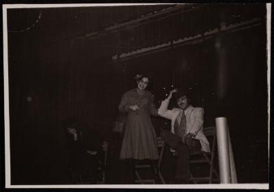 A Scene from the "Ta’ Kharfak Ya Sahbi" Play, August 1974