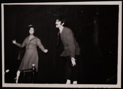 A Scene from the "Ta’ Kharfak Ya Sahbi" Play, August 1974